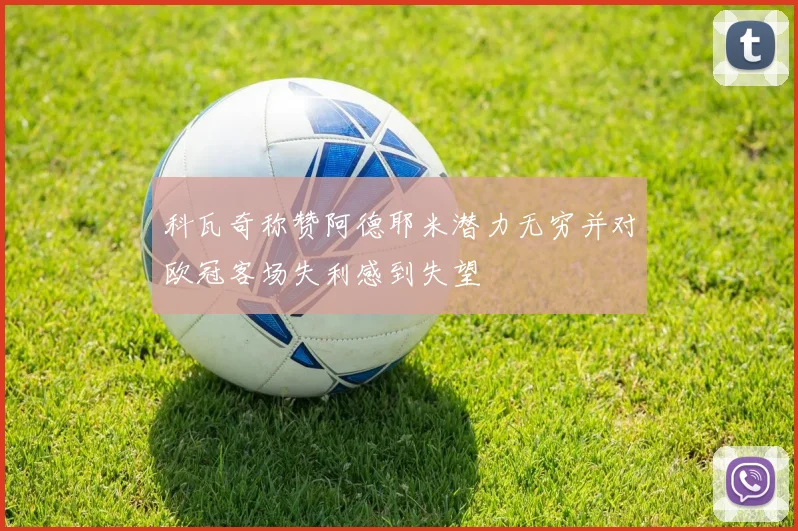 科瓦奇称赞阿德耶米潜力无穷并对欧冠客场失利感到失望